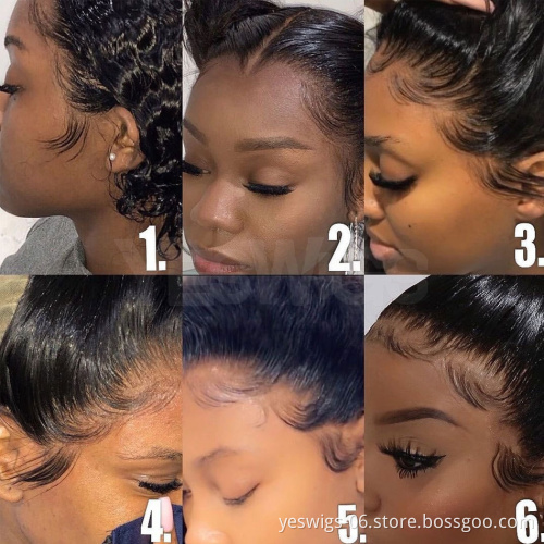 Raw Brazilian Virgin Human Hair Swiss Lace Front Wig Cheap Hd Full Lace Frontal Closure Wig Human Hair For Black Women Vendor